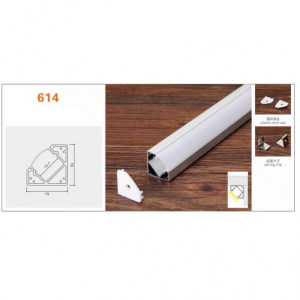 Thanh nhôm V góc 614