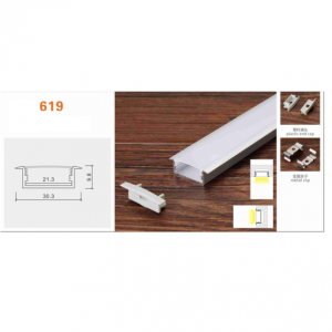 Thanh nhôm âm 619