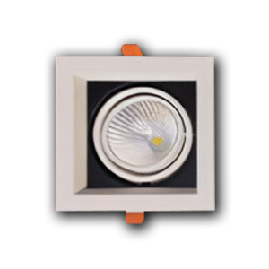 Đèn âm trần lõm cao cấp VMT hộp đơn 7W vỏ trắng đen