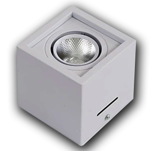 Đèn bơ nổi vuông cao cấp VMT hộp đơn 7W vỏ trắng