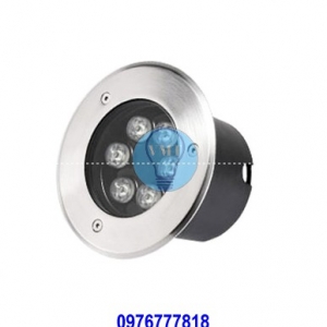 Đèn âm nước dạng chôn, khoét lỗ 6W