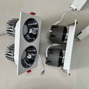 Đèn Cao Cấp COB Vuông Đôi VIP VMT-ACOB90-12-3M 3 Màu 