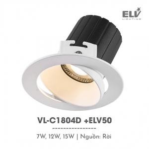 Đèn Led Module Chiếu Điểm Âm Trần ELV – VL-C1804D +ELV50