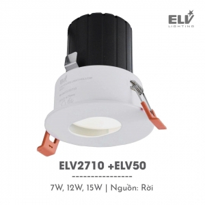 Đèn Led Module Chiếu Điểm Âm Trần ELV – ELV2710 +ELV50