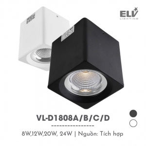 Đèn Led Ốp Trần ELV – VL-D1808